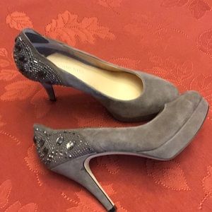 Gianni Bini Suede Platform Heels